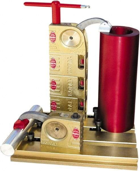 Mitee-Bite - 59 Lb-Ft Holding Capacity, 5-1/2" Max Opening Capacity, 3,500 Lb Clamping Pressure, Manual Hold Down Clamp - 2-3/8" Arm Length, 4-1/4" Clamp Length, 1-9/16" Clamp Width, 3-1/2" Clamp Height, T-Slot Mount, Steel - Makers Industrial Supply