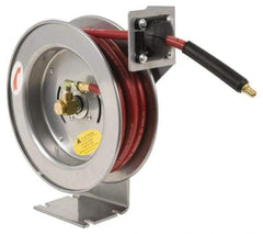 PRO-SOURCE - 50' Spring Retractable Hose Reel - 300 psi, Hose Included - Makers Industrial Supply