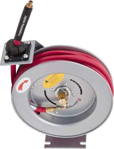 PRO-SOURCE - 35' Spring Retractable Hose Reel - 300 psi, Hose Included - Makers Industrial Supply