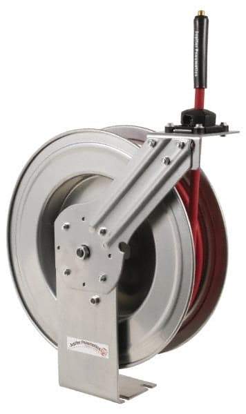 PRO-SOURCE - 75' Spring Retractable Hose Reel - 300 psi, Hose Included - Makers Industrial Supply