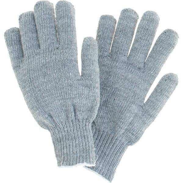 MCR Safety - Size L Work Gloves - Knit Wrist Cuff, Gray, Paired - Makers Industrial Supply