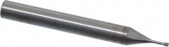 Vargus - #2-56, #3-56 Thread, 1/4" Shank Diam, Bright Coating, Solid Carbide Straight Flute Thread Mill - 3 Flutes, 2.244" OAL, #2 Min Noml Diameter - Makers Industrial Supply