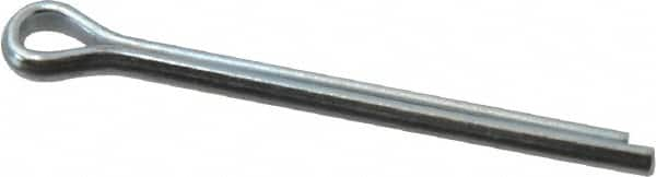 Value Collection - 1/8" Diam x 1-1/2" Long Extended Prong Cotter Pin - Grade 2, Zinc-Plated, Steel - Makers Industrial Supply