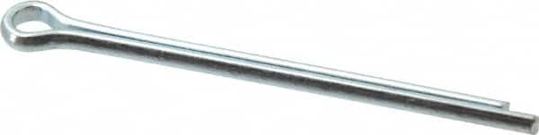 Value Collection - 5/32" Diam x 2-1/2" Long Extended Prong Cotter Pin - Grade 2, Zinc-Plated, Steel - Makers Industrial Supply