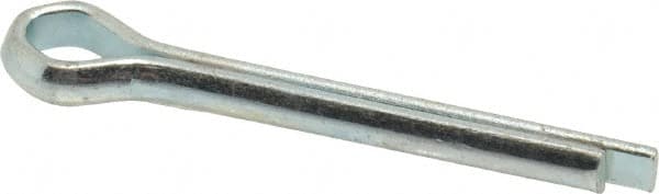 Value Collection - 3/16" Diam x 1-1/2" Long Extended Prong Cotter Pin - Grade 2, Zinc-Plated, Steel - Makers Industrial Supply