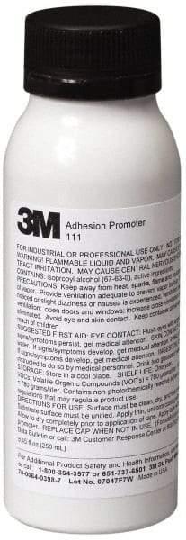 3M - 250 mL, Clear Adhesive Primer - For Use with 3M Tapes, VHB Tape - Makers Industrial Supply