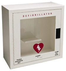 Allegro - Metal Defibrillator Case - 20-1/4 Inch Wide x 20-1/4 Inch High x 9-1/4 Inch Deep, Wall Mount - Makers Industrial Supply