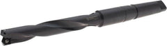 Allied Machine and Engineering - Series 2, 1 to 1-3/8" Diam, 4MT Taper Shank, Helical Flute Spade Drill - 6-1/2" Max Depth, 9-3/4" Body Length, 14-5/32" OAL, Extended Length, Through Coolant - Makers Industrial Supply