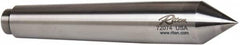 Riten - 7/8" Head Diam, Carbide-Tipped Steel Standard Point Half Dead Center - Jarno 7 Taper, 7/8" Point Diam, 1-3/16" Point Length, 5-1/4" OAL - Makers Industrial Supply