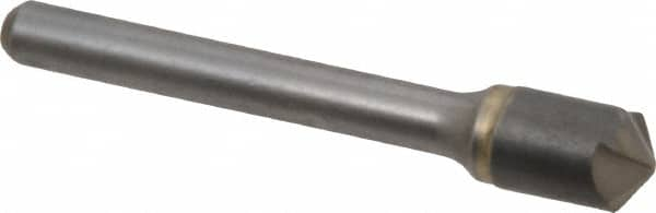 Hertel - 3/8" Head Diam, 1/4" Shank Diam, 4 Flute 120° Solid Carbide Countersink - Makers Industrial Supply