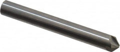 Hertel - 1/4" Head Diam, 1/4" Shank Diam, 4 Flute 100° Solid Carbide Countersink - Makers Industrial Supply