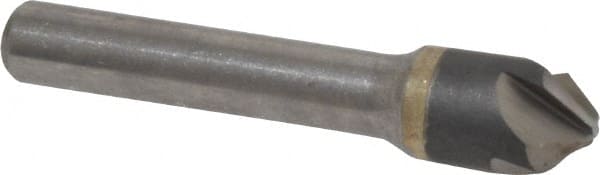 Hertel - 1/2" Head Diam, 3/8" Shank Diam, 4 Flute 90° Solid Carbide Countersink - Makers Industrial Supply