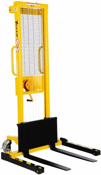 Vestil - 770 Lb Capacity, 59" Lift Height, Portable Workstation Manually Operated Lift - Makers Industrial Supply