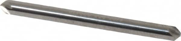 Hertel - 1/8" Head Diam, 1/8" Shank Diam, 6 Flute 90° Solid Carbide Countersink - Makers Industrial Supply