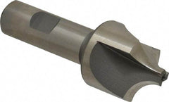 Hertel - 1/2" Radius, 1-3/8" Mill Diam, 3 Flute High Speed Steel Corner Rounding End Mill - Single End, Uncoated, 3-3/4" OAL, 3/4" Shank Diam - Makers Industrial Supply