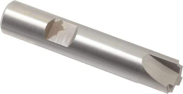 Hertel - 1/32" Radius, 1/2" Mill Diam, 3 Flute Cobalt Corner Rounding End Mill - Single End, Uncoated, 2-5/8" OAL, 1/2" Shank Diam - Makers Industrial Supply