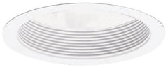 Cooper Lighting - 7-3/4 Inch Wide, Water Resistant, White Fixture Baffle Trim - H270ICAT, H270RICAT, H271ICAT, H271RICAT, H272ICAT, H272RICAT, H273ICAT1D and H273RICAT1D Recessed Housing, UL/cUL Wet Location Listed - Makers Industrial Supply