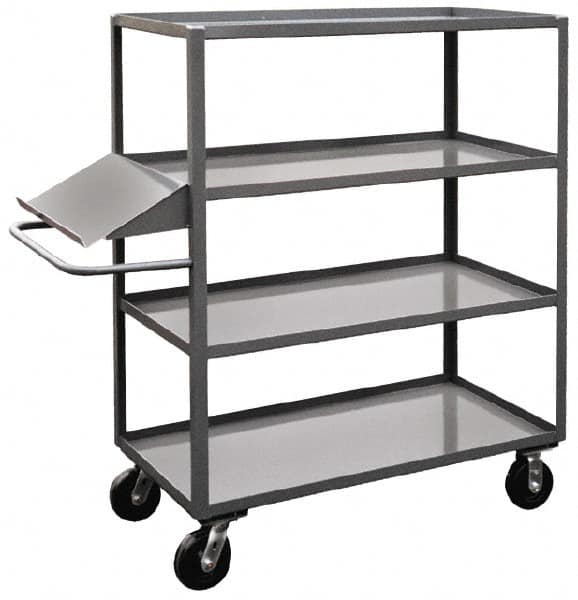 Jamco - 3,000 Lb Capacity, 24" Wide x 36" Long x 60" High Order Picking Cart - 4 Shelf, Steel - Makers Industrial Supply