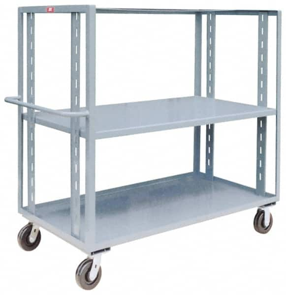 Jamco - 3,000 Lb Capacity, 24" Wide x 36" Long x 57" High Multi-Level Cart - 2 Shelf, Steel - Makers Industrial Supply