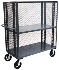 Jamco - 3,000 Lb Capacity, 24" Wide x 48" Long x 57-1/2" High Standard Utility Cart - 2 Shelf, Steel - Makers Industrial Supply