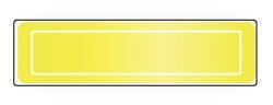 NMC - Reflective Strip - Yellow, For Accident Prevention - Makers Industrial Supply