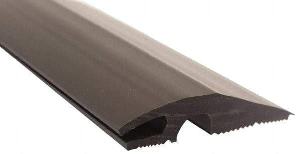 Pemko - 36" Long x 3-7/16" Wide x 3/4" High, Carpet-VCT Vinyl Threshold - Vinyl Black Finish - Makers Industrial Supply