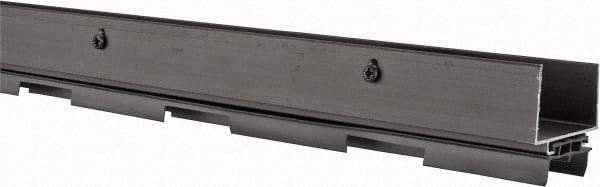 Pemko - Door Bottom Shoe Sweeps & Seal - Vinyl, 1-13/16" High, Dark Bronze Anodized Aluminum Coated - Makers Industrial Supply