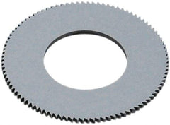 Made in USA - 1-1/2" Diam x 0.02" Blade Thickness, 1/2" Arbor Hole Diam, 130 Teeth, Solid Carbide, Jeweler's Saw - Uncoated - Makers Industrial Supply