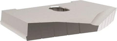 Allied Machine and Engineering - 7" Diam x 11/16" Thick, Seat Code H, 130° Included Angle Spade Drill Insert - Uncoated Powdered Metal, Powdered Metal, Series H - Makers Industrial Supply