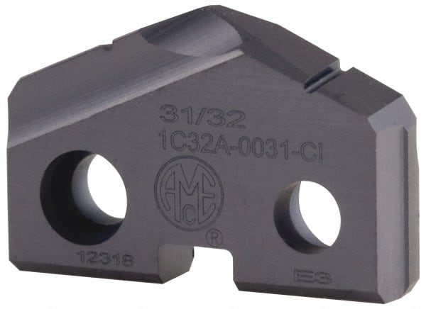 Allied Machine and Engineering - 14mm Diam 132° Seat Size 0 Spade Drill Insert - Makers Industrial Supply