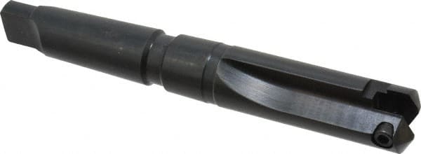 Allied Machine and Engineering - Series A, 31/32 to 1-3/8" Diam, 3MT Taper Shank, Straight Flute Spade Drill - 3" Max Depth, 3-23/32" Body Length, 6-7/8" OAL, Short Length - Makers Industrial Supply