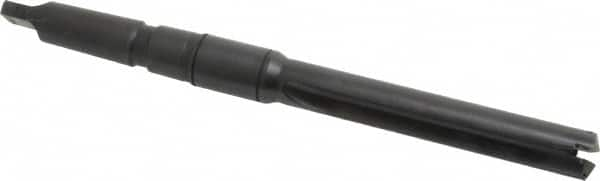 Allied Machine and Engineering - Series 1.5, 55/64 to 15/16" Diam, 3MT Taper Shank, Straight Flute Spade Drill - 4-3/4" Max Depth, 7-39/64" Body Length, 11-5/32" OAL, Intermediate Length, Through Coolant - Makers Industrial Supply