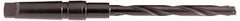 Allied Machine and Engineering - Series 0.5, 39/64 to 11/16" Diam, 2MT Taper Shank, Helical Flute Spade Drill - 2-1/2" Max Depth, 4-49/64" Body Length, 7-19/32" OAL, Standard Length, Through Coolant - Makers Industrial Supply