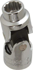 Proto - 3/8", 3/8" Drive, Standard Hand Socket - 12 Points, 1-3/4" OAL, Alloy Steel, Chrome Finish - Makers Industrial Supply