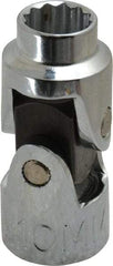 Proto - 3/8" Drive, Standard Hand Socket - 12 Points, 1-3/4" OAL, Alloy Steel, Chrome Finish - Makers Industrial Supply