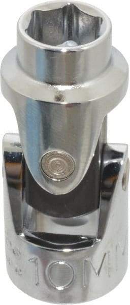 Proto - 3/8" Drive, Standard Hand Socket - 6 Points, 1-3/4" OAL, Alloy Steel, Chrome Finish - Makers Industrial Supply