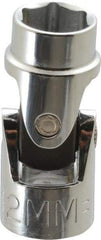 Proto - 3/8" Drive, Standard Hand Socket - 6 Points, 1-3/4" OAL, Alloy Steel, Chrome Finish - Makers Industrial Supply