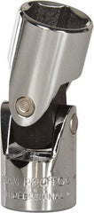 Proto - 3/8" Drive, Standard Hand Socket - 6 Points, 1-27/32" OAL, Alloy Steel, Chrome Finish - Makers Industrial Supply