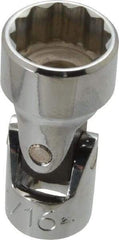 Proto - 11/16", 3/8" Drive, Standard Hand Socket - 12 Points, 2" OAL, Alloy Steel, Chrome Finish - Makers Industrial Supply