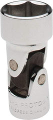 Proto - 11/16", 3/8" Drive, Standard Hand Socket - 6 Points, 2" OAL, Alloy Steel, Chrome Finish - Makers Industrial Supply