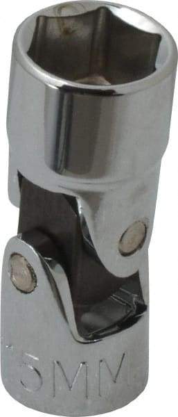 Proto - 3/8" Drive, Standard Hand Socket - 6 Points, 2" OAL, Alloy Steel, Chrome Finish - Makers Industrial Supply