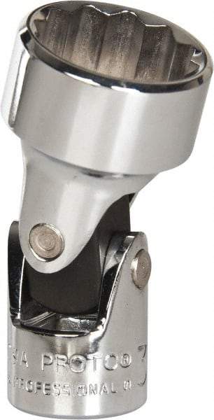 Proto - 3/4", 3/8" Drive, Standard Hand Socket - 12 Points, 2" OAL, Alloy Steel, Chrome Finish - Makers Industrial Supply