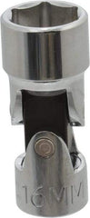 Proto - 3/8" Drive, Standard Hand Socket - 6 Points, 2" OAL, Alloy Steel, Chrome Finish - Makers Industrial Supply