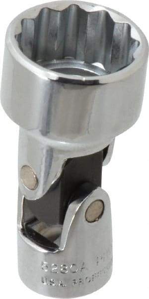 Proto - 7/8", 3/4" Drive, Standard Hand Socket - 12 Points, 2" OAL, Chrome Finish - Makers Industrial Supply