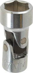 Proto - 3/8" Drive, Standard Hand Socket - 6 Points, 2" OAL, Alloy Steel, Chrome Finish - Makers Industrial Supply