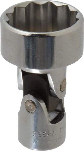 Proto - 15/16", 3/8" Drive, Standard Hand Socket - 12 Points, 2-3/32" OAL, Alloy Steel, Chrome Finish - Makers Industrial Supply