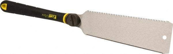 Stanley - 10" Steel Blade Double Edge Pull Saw - ErgonomicGlass-Filled Nylon, ABS, TPE Handle with Cushion Grip, 23-1/2" OAL - Makers Industrial Supply