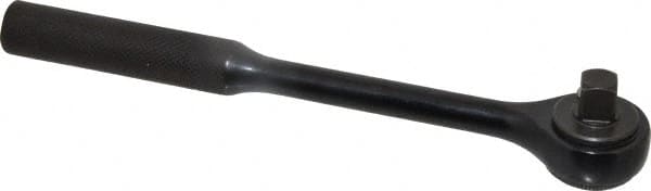 Proto - 3/8" Drive Round Head Standard Ratchet - Black Oxide Finish, 7-3/8" OAL, 72 Gear Teeth, Standard Head - Makers Industrial Supply