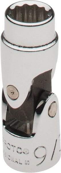 Proto - 9/32", 1/4" Drive, Standard Hand Socket - 12 Points, 1-13/32" OAL, Alloy Steel, Chrome Finish - Makers Industrial Supply