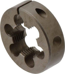 Interstate - 3/4-14 BSPT Thread, Round Pipe Die - 2" Outside Diam, High Speed Steel - Exact Industrial Supply